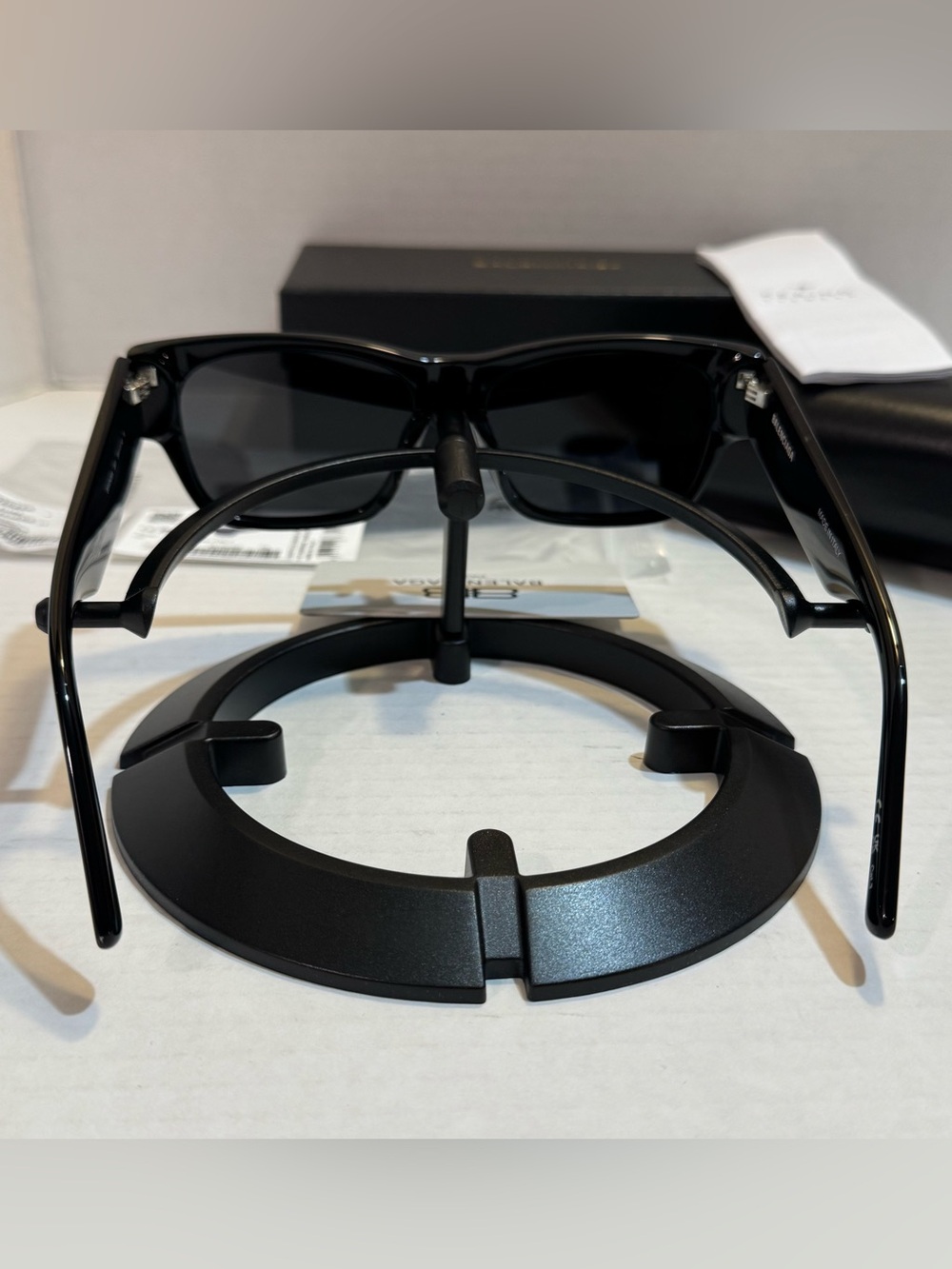 Balenciaga BB0262SA Black/Grey (001) Unisex Sunglasses NEW - Picture 5 of 12